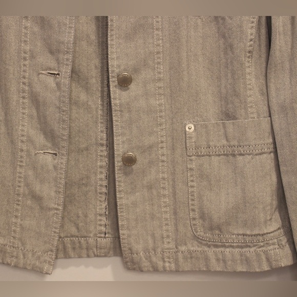 Isaac Mizrahi Grey Denim Jacket in size S - Picture 7 of 16